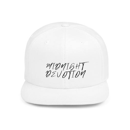 Midnight Devotion Premium Flat Bill Snapback Cap