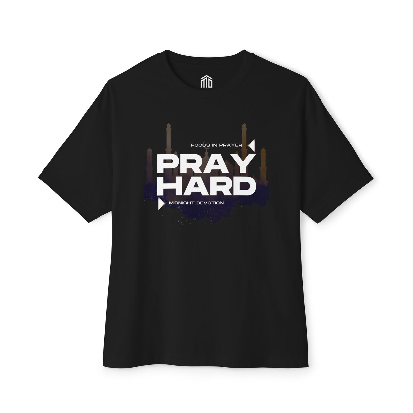 Pray Hard Oversized Boxy Tshirt