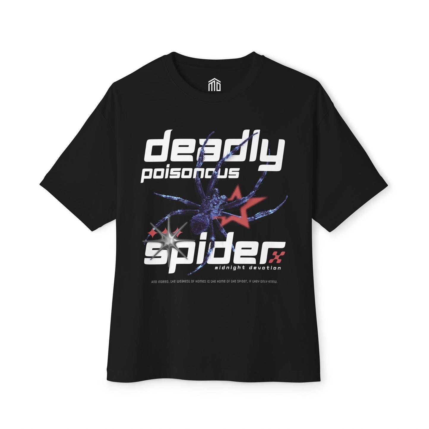 Deadly Spider Premium Oversized Boxy Tshirt