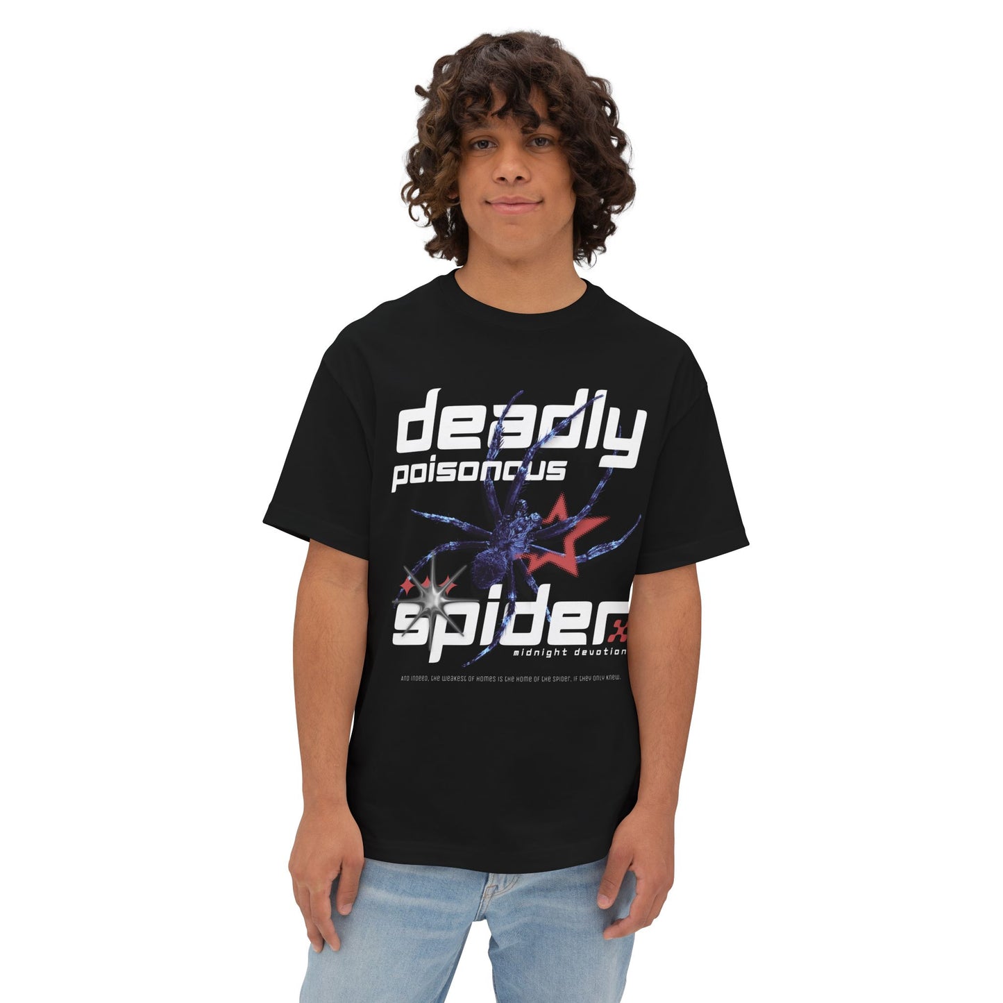 Deadly Spider Premium Oversized Boxy Tshirt