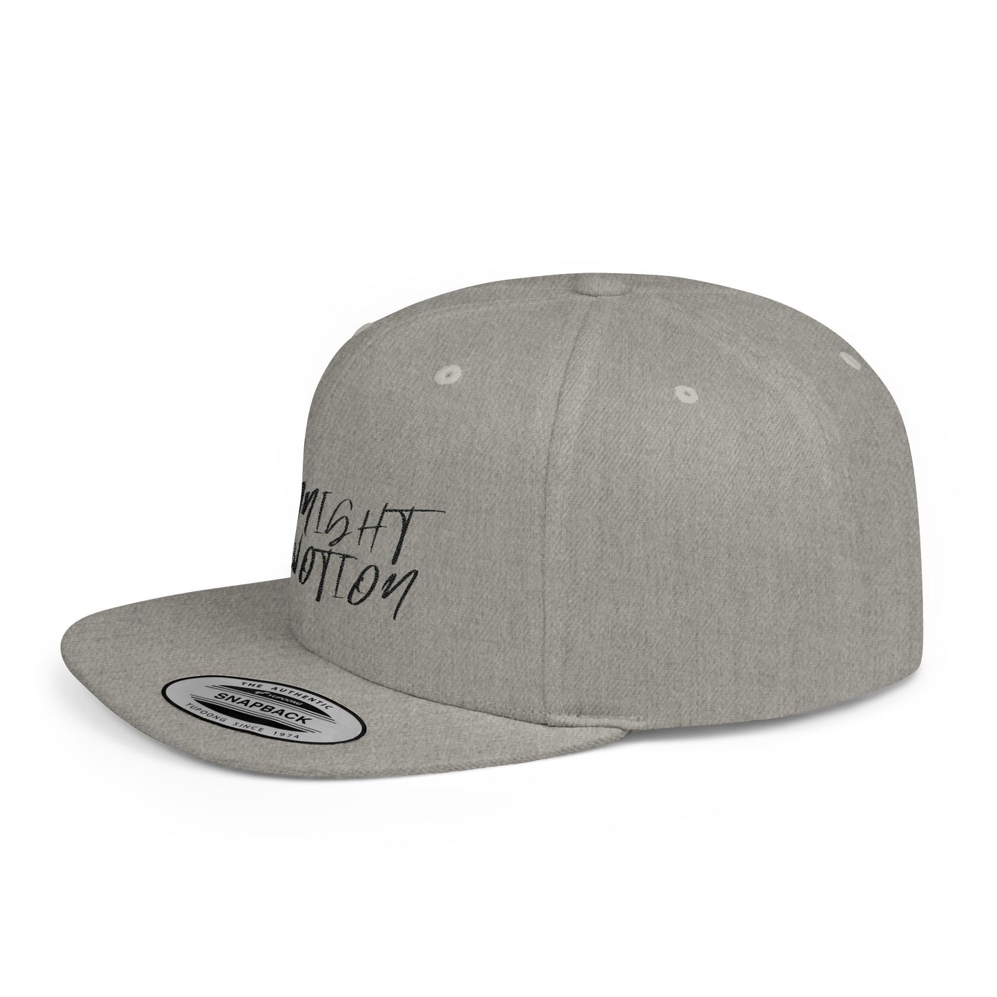 Midnight Devotion Premium Flat Bill Snapback Cap