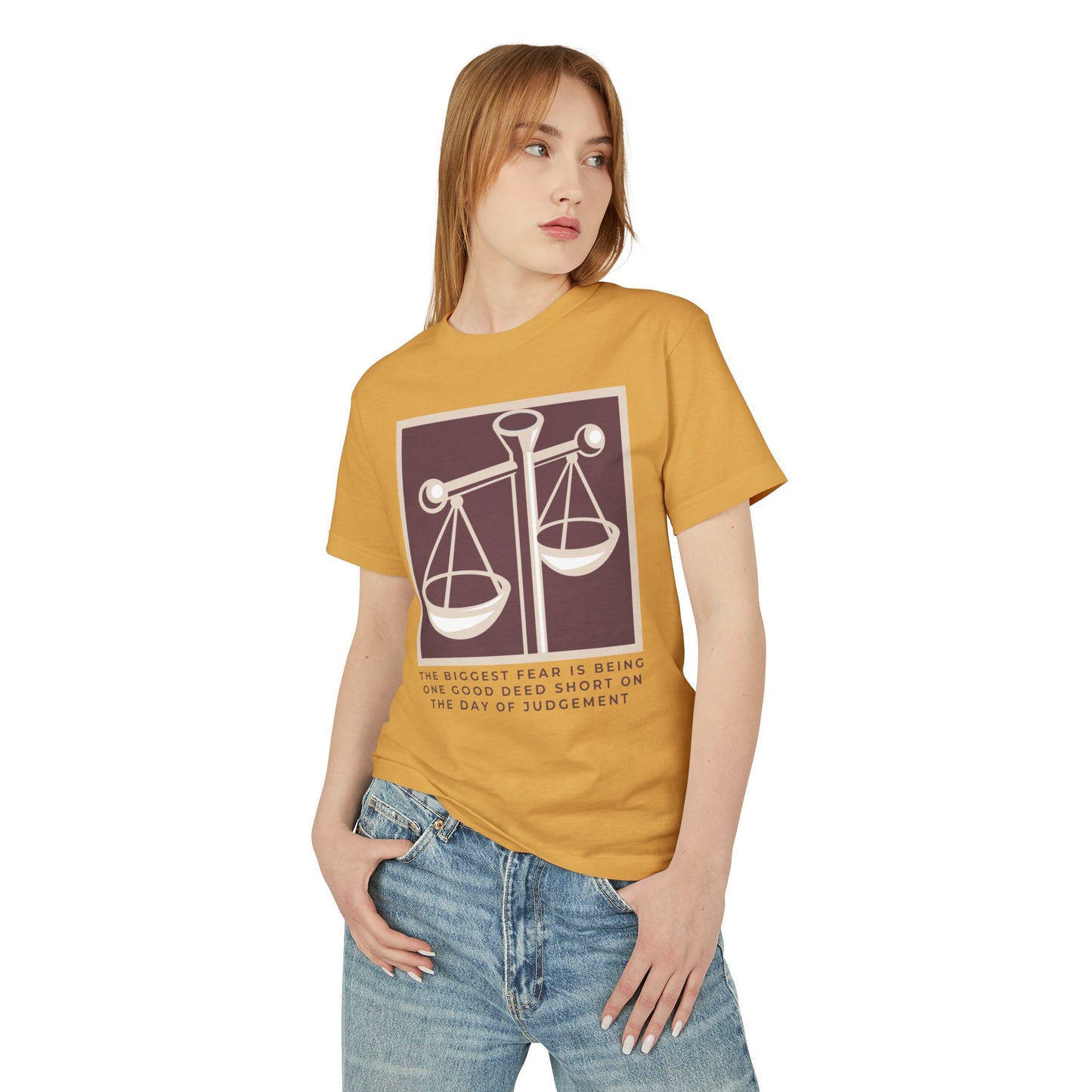 Scale of Deeds Garment-Dyed Heavyweight Cotton Tee