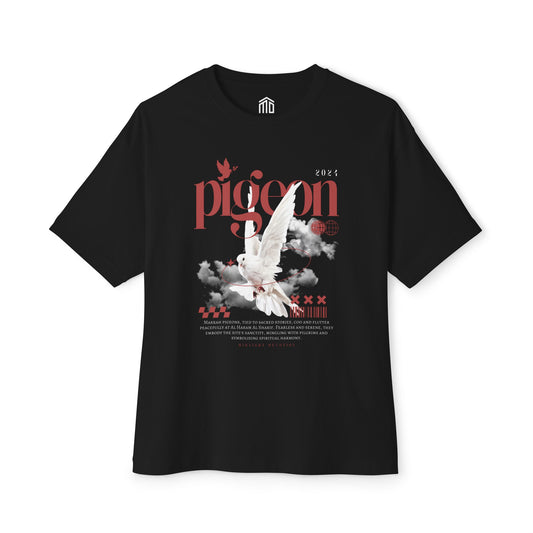 Peace Pigeon Oversized Boxy Tshirt