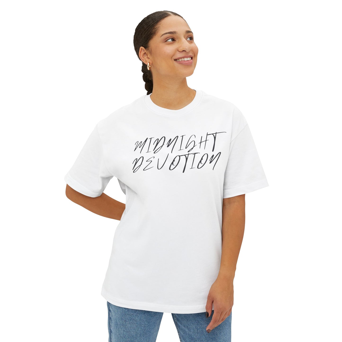 Midnight Devotion Oversized Boxy Tshirt