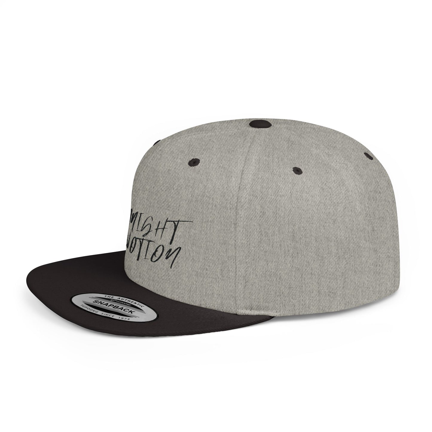 Midnight Devotion Premium Flat Bill Snapback Cap